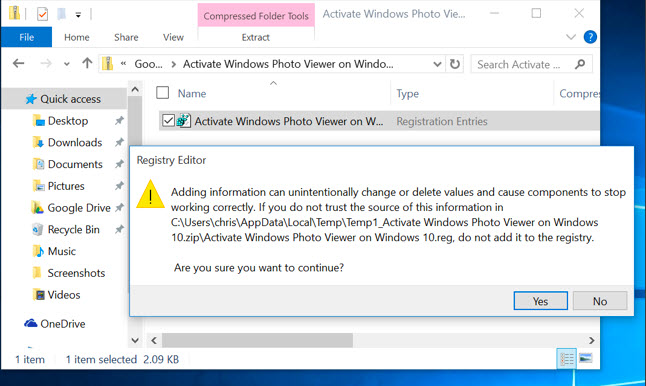 چگونه در ویندوز 10 Windows Photo Viewer, را برنامه پیش فرض نمایش تصویر قرار دهیم؟