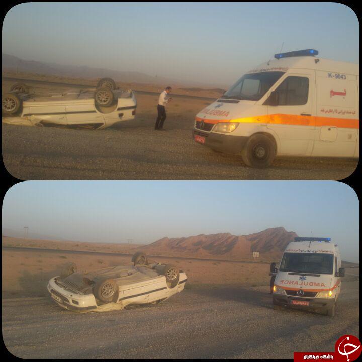 خواب آلودگی راننده حادثه آفرید +&zwnj; عکس