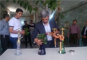 پویش تبدیل قلیان به گلدان در قهوه خانه های هشترود