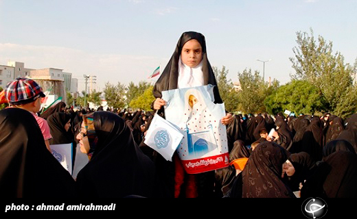 برگزاری راهپیمایی حافظین حریم خانواده در سمنان
