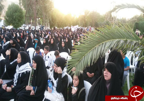 گردهمایی بزرگ بانوان محجه آبادان