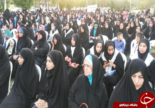 گردهمایی بزرگ بانوان محجه آبادان
