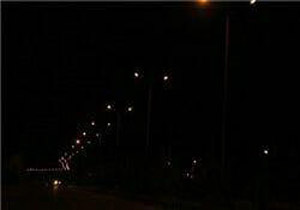 پروژه روشنایی 41 کیلومتر از محورهای جنوبی استان