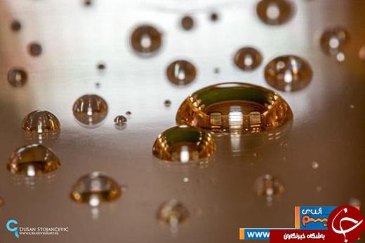 عکس/ شهـرهای معروف دنیا را در قطره آب ببینید!