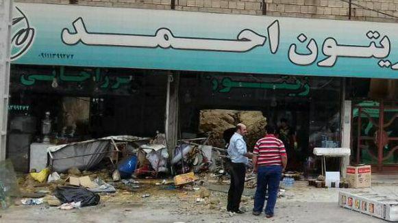 رانش کوه در رودبار حادثه آفرید + عکس