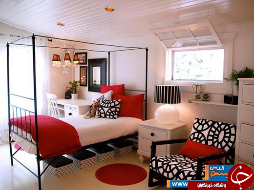 عکس/ دکوراسیون اتاق خواب/روحیه خوب و نشاط، با انتخاب رنگ های شاد