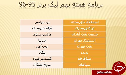 برنامه نیم فصل اول لیگ برتر فوتبال اعلام شد