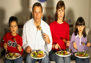 وقتی تلویزیون نمی‌ گذارد لاغر شوید