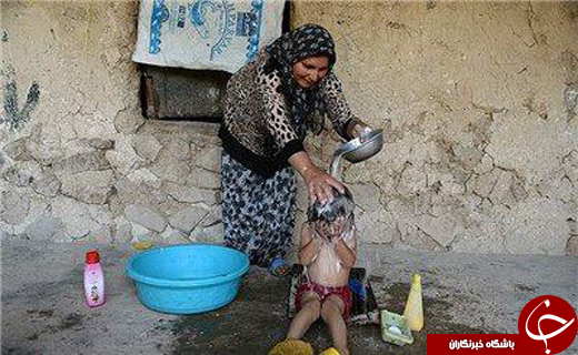 قطعی آب در روستاهای لرستان به روایت تصویر