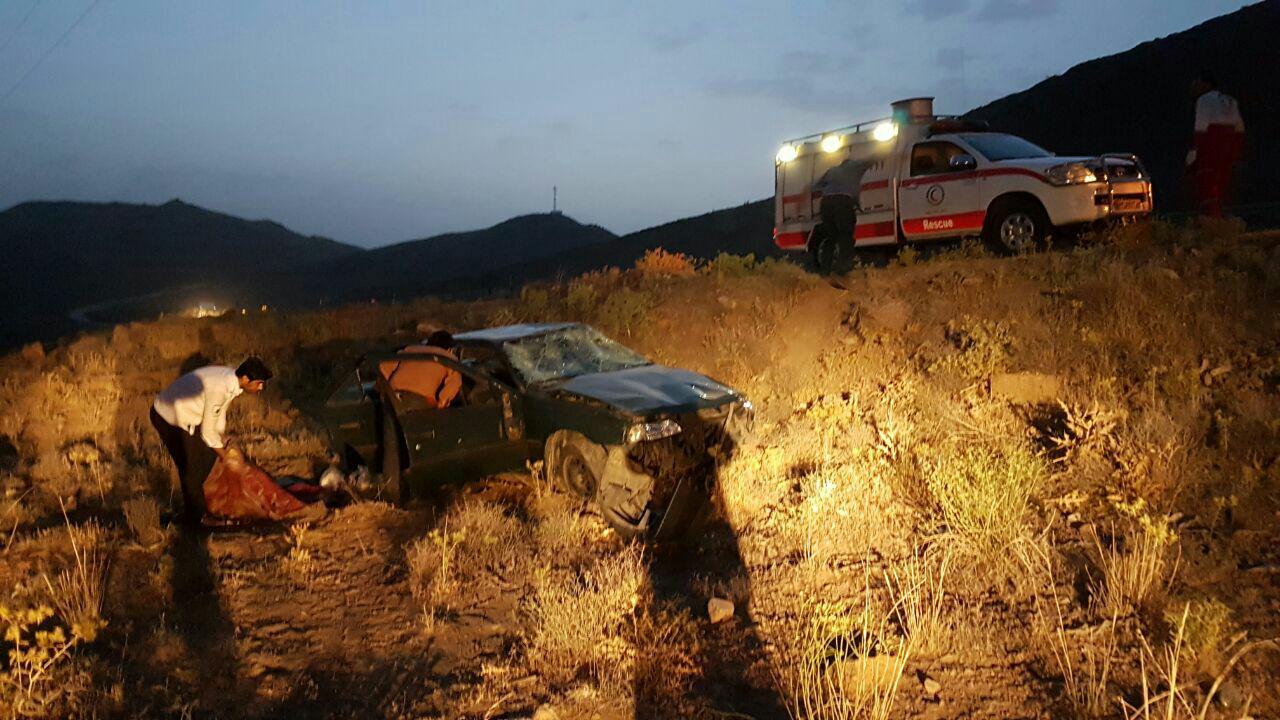 یک دستگاه خودروی پژو آردی در محور موته منحرف شد.
