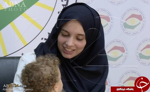 زن هلندی عضو داعش خود را به نیروهای پیشمرگه تسلیم کرد + عکس