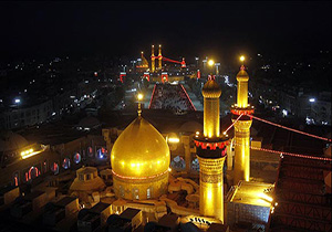 شبهای جمعه حرم امام حسین(ع) با نوای باسم کربلایی + فیلم