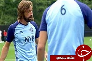 فیلم تمرینات تیم لس آنجلس گلکسی با حضور ویا،پیرلو و لمپارد