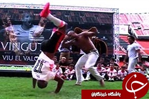 فیلم حرکات نامتعارف لوئیز نانی در هنگام مراسم معارفه اش