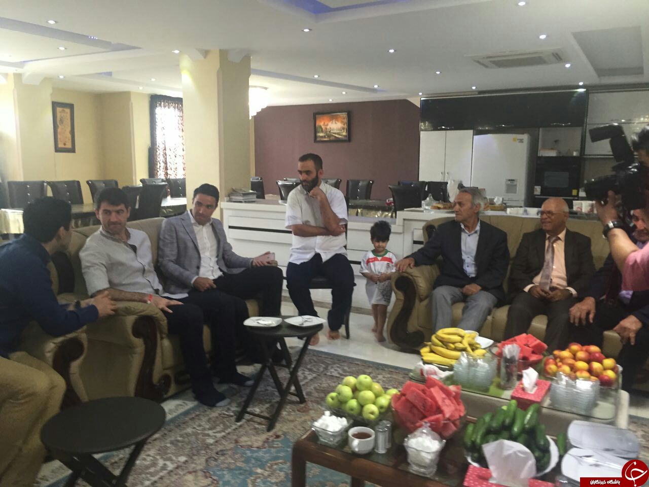 حضور نکونام و باقری در بهشت امام رضا