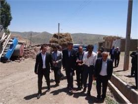 بازدید فرماندار چالدران از روستای گل سعید بخش دشتک