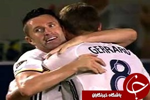 فیلم گل جرارد در بازی مقابل هوستون