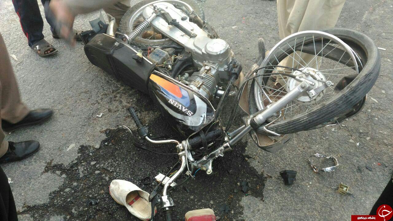 دو کشته در شاخ به شاخ موتور + تصاویر