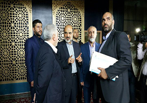 بازدید رییس رسانه ملی از استودیو جدید حرم مطهر رضوی