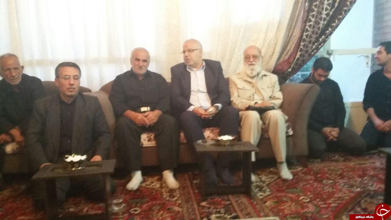 مراسم تشییع پیکر آتش نشان شهید 