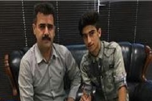 مهدی شریفی آبی پوش شد