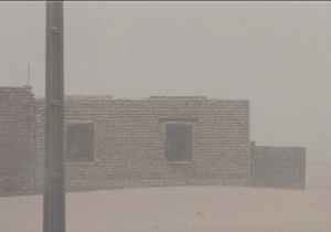 طوفان شن شمال استان سیستان و بلوچستان را درنوردید