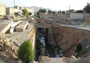 کانال تخریب شده که قصد درست شدن ندارد + فیلم