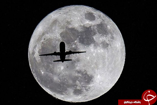تصاویر زیبا از ماه و هواپیماها
