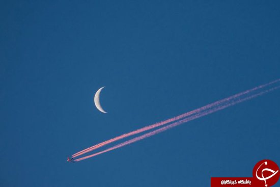 تصاویر زیبا از ماه و هواپیماها