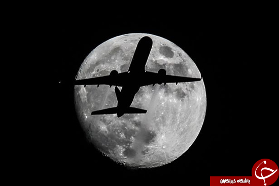 تصاویر زیبا از ماه و هواپیماها