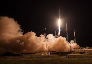 پخش زنده دومین فرود زمینی Space X