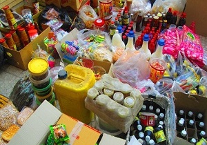 معدوم سازی 6 تن مواد غذایی فاسد و غیر بهداشتی