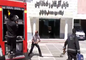 مانور جالب سرعت آتش نشانی + فیلم