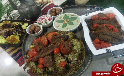 جشنواره سفره ایرانی در تلکابین رامسر