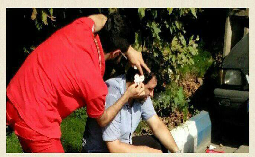 تصادف پراید وانت با خودروی پارک شده در کیاشهر
