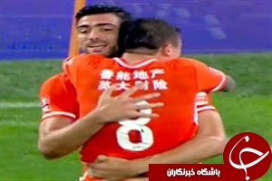 اولین گل گراتزیانو پله در سوپر لیگ چین+فیلم