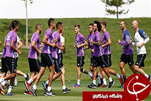 تمرینات آماده سازی بازیکنان رئال مادرید + فیلم