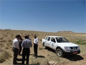 بازدید کمیته مکان یابی جایگاه زباله روستایی