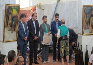 تجلیل از پهلوانان زورخانه کارگران