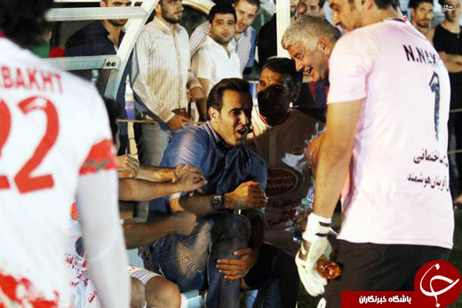 عکس/ لگد باقری به جادوگر برای اطمینان از مصدومیت