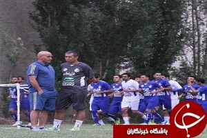 از تشويق وزير ورزش در تمرين آبي ها تا عكس يادگاري منصوريان