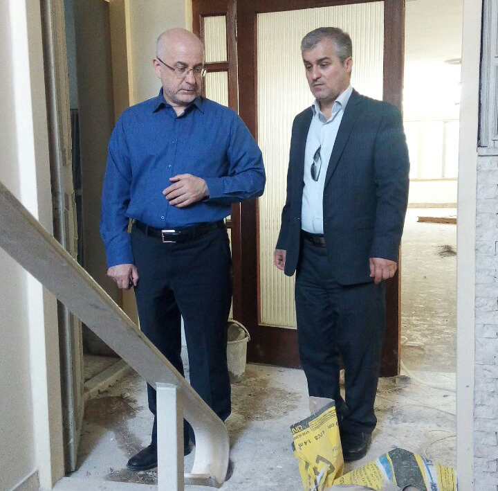 بازدید معاون هنری از ساختمان جدید موسسه هنرمندان پیشکسوت