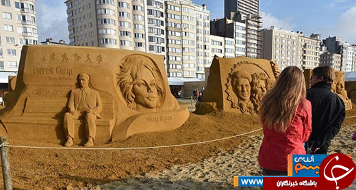 عکس/ ستــــاره&zwnj;های شِنی در بلژیک!