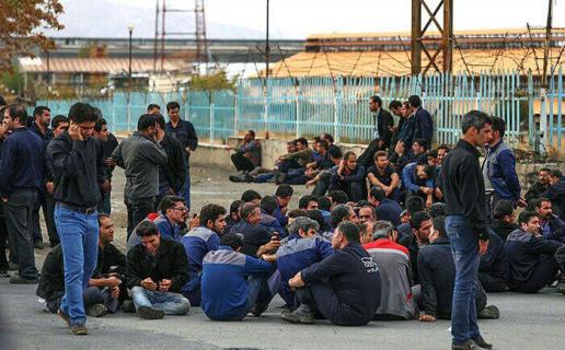 تجمع 70 نفر از کارکنان شرکت دیزل سنگین ایران در شهرک صنعتی آمل