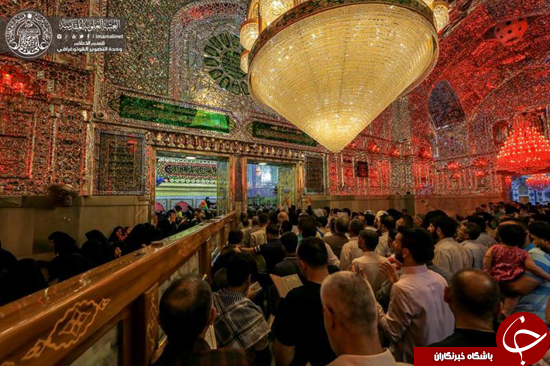 حضور پرشور مردم در حرم حضرت علی(ع) + تصاویر