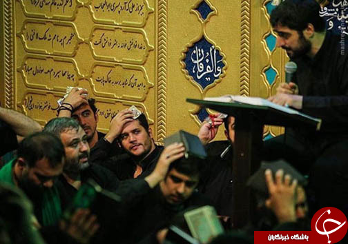 عکس/ مهدی رحمتی در مراسم شب قدر