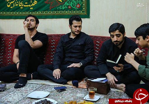 عکس/ مهدی رحمتی در مراسم شب قدر