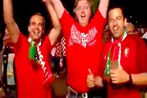 جشن هواداران "پرتغال" بعد از اولین پیروزی در یورو+فیلم