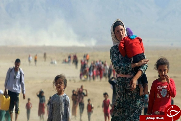 فرار عراقی از دست تروریست های داعش + فیلم و عکس