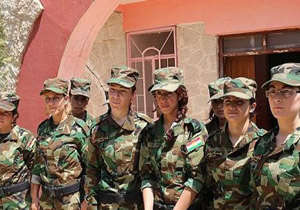 شکل‌ گیری اولین گردان نظامی زنان ایزدی